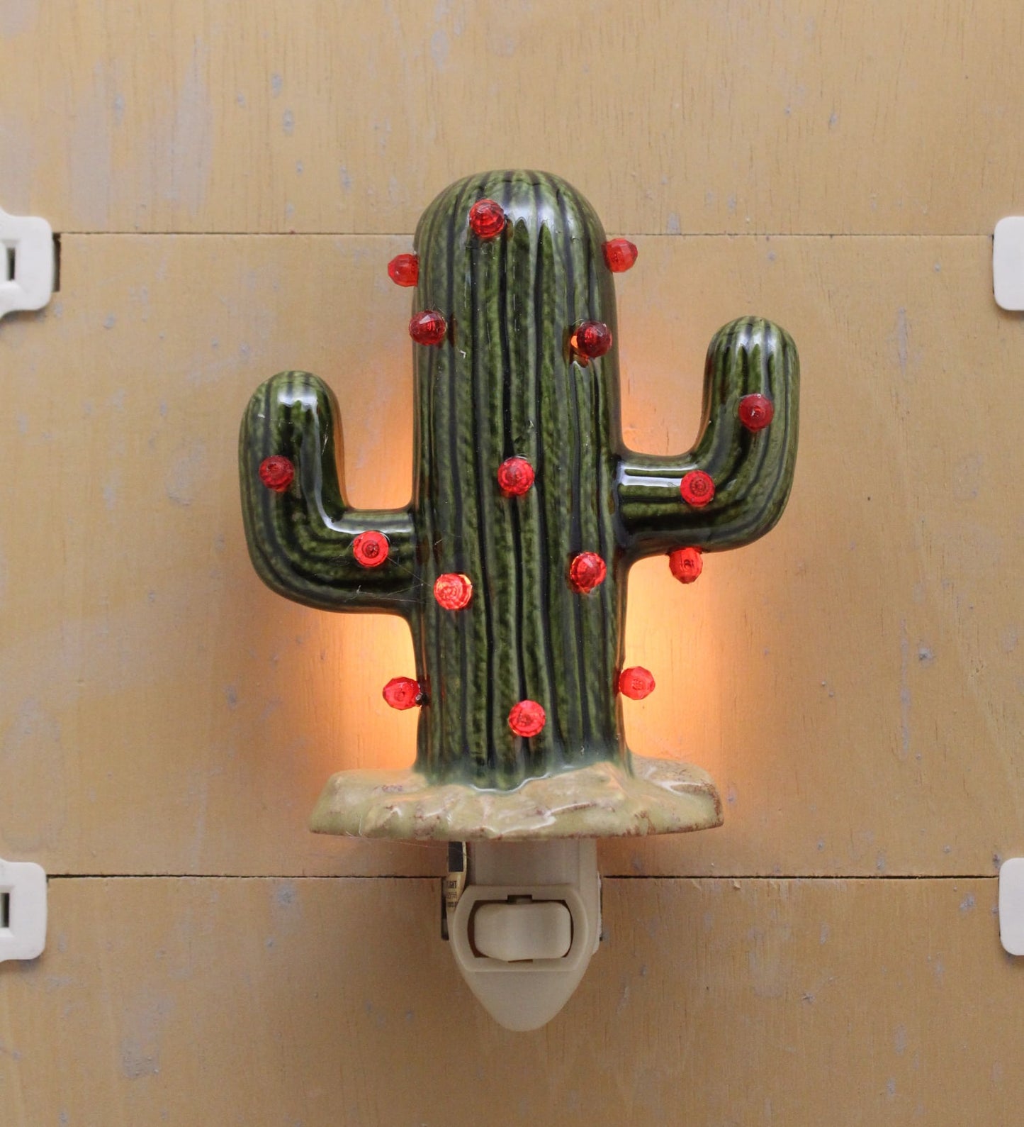 Saguaro Cactus Christmas Tree night light
