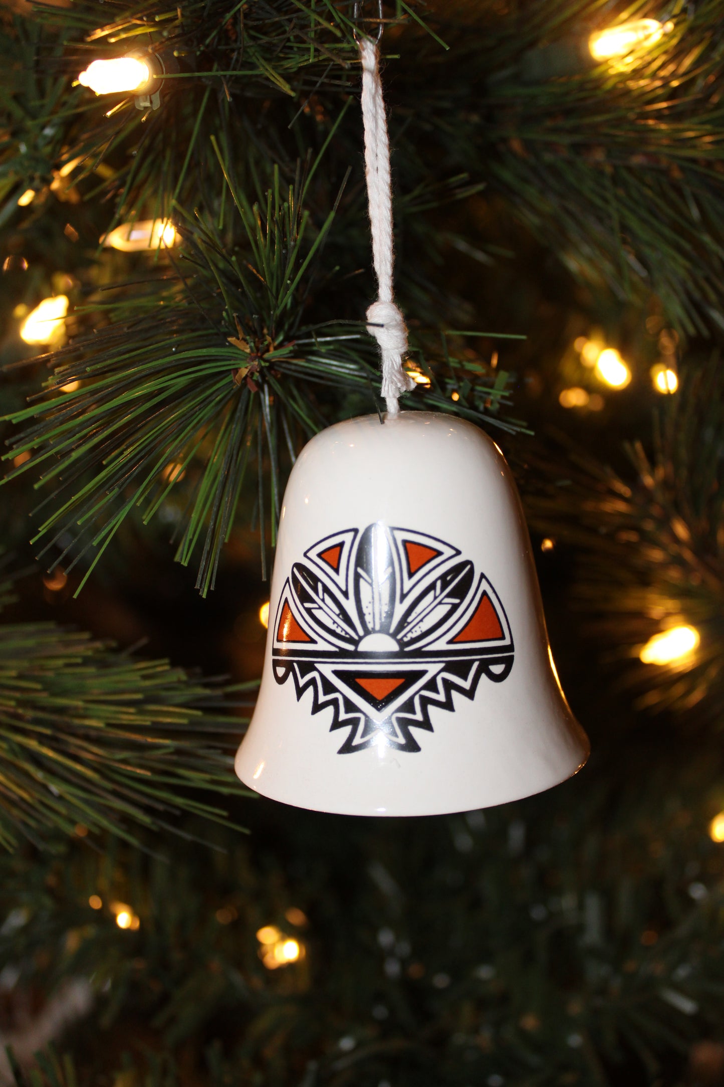 Southwest Design Bell Christmas Ornament