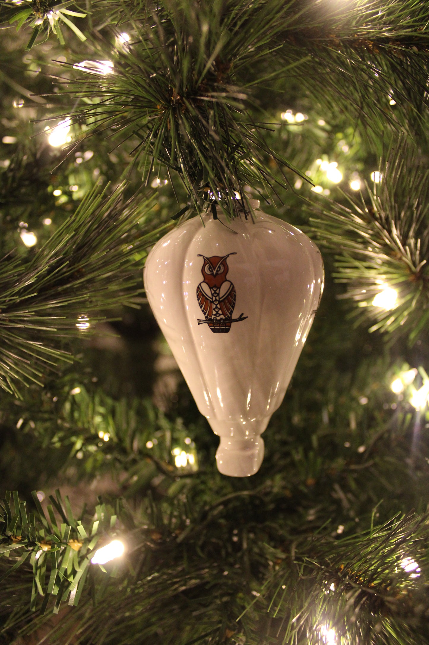 Owl Hot Air Balloon Ornament