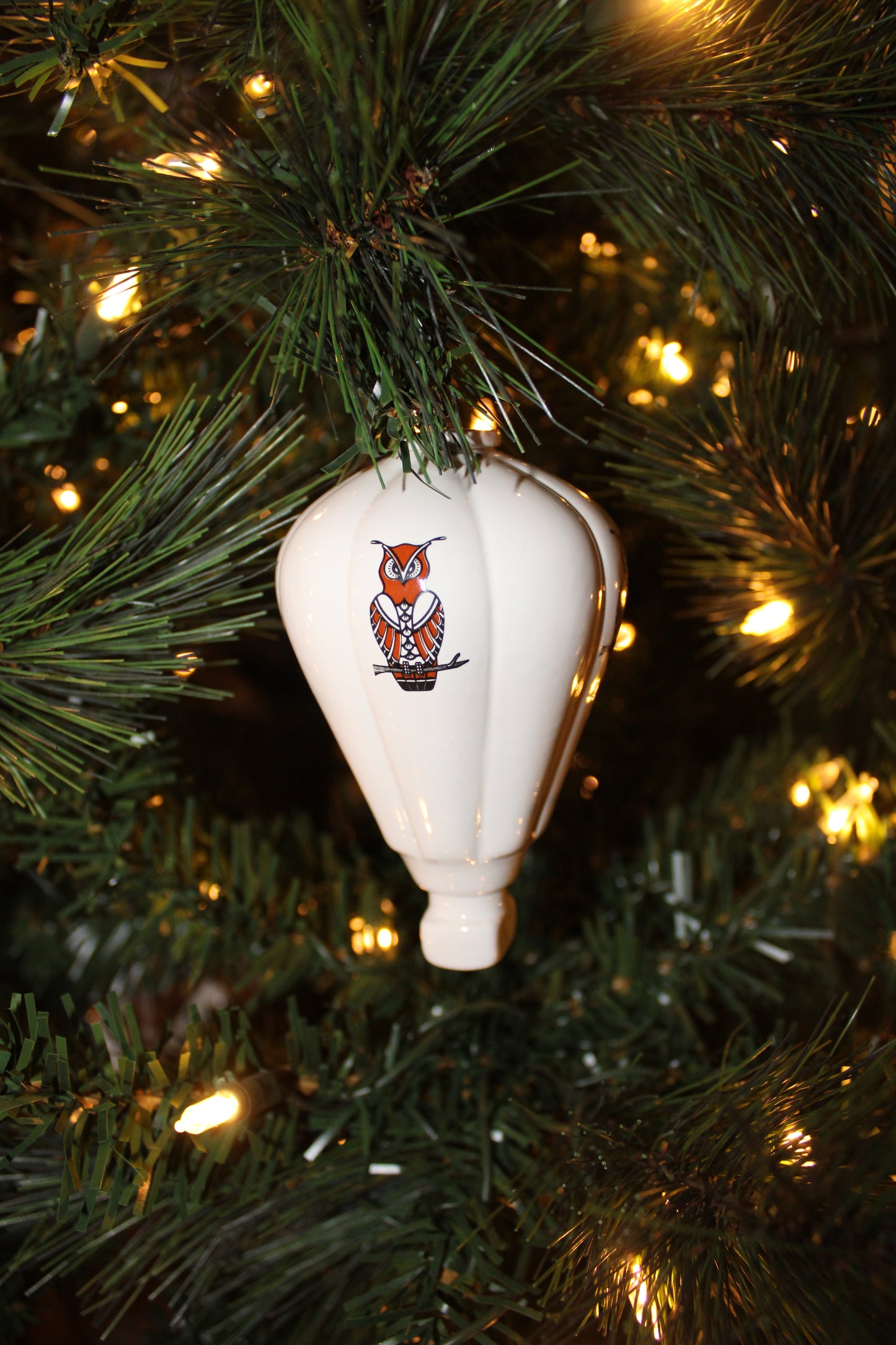 Owl Hot Air Balloon Ornament