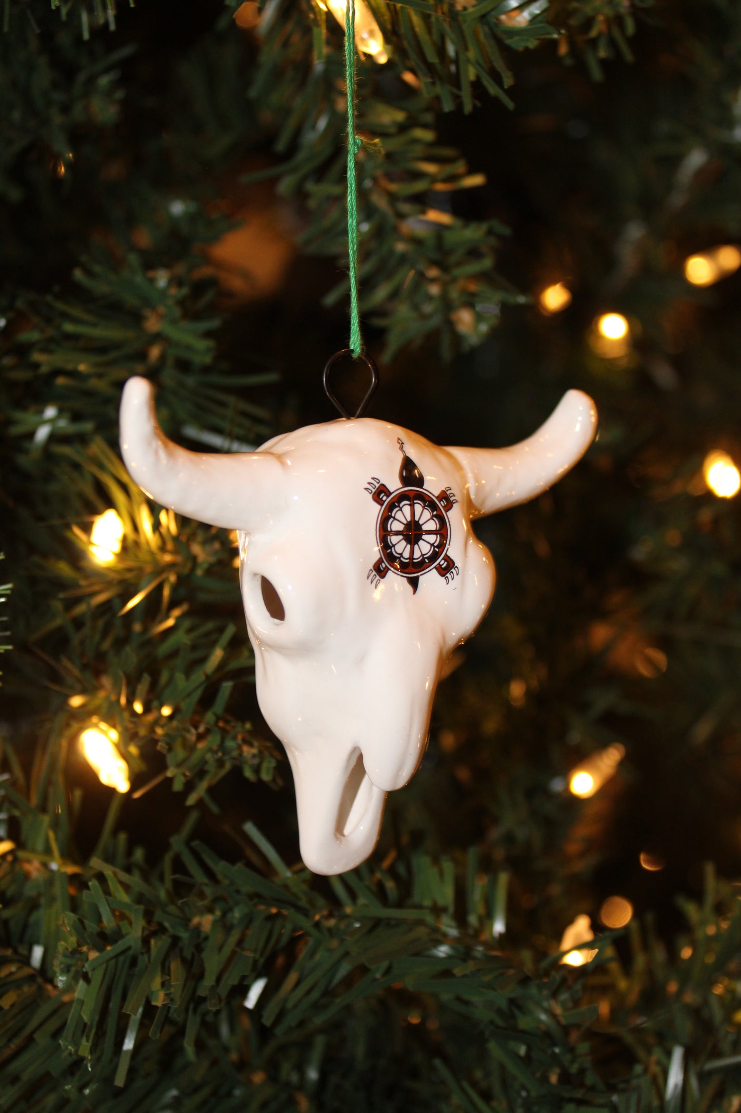 Skull Christmas Ornament Turtle