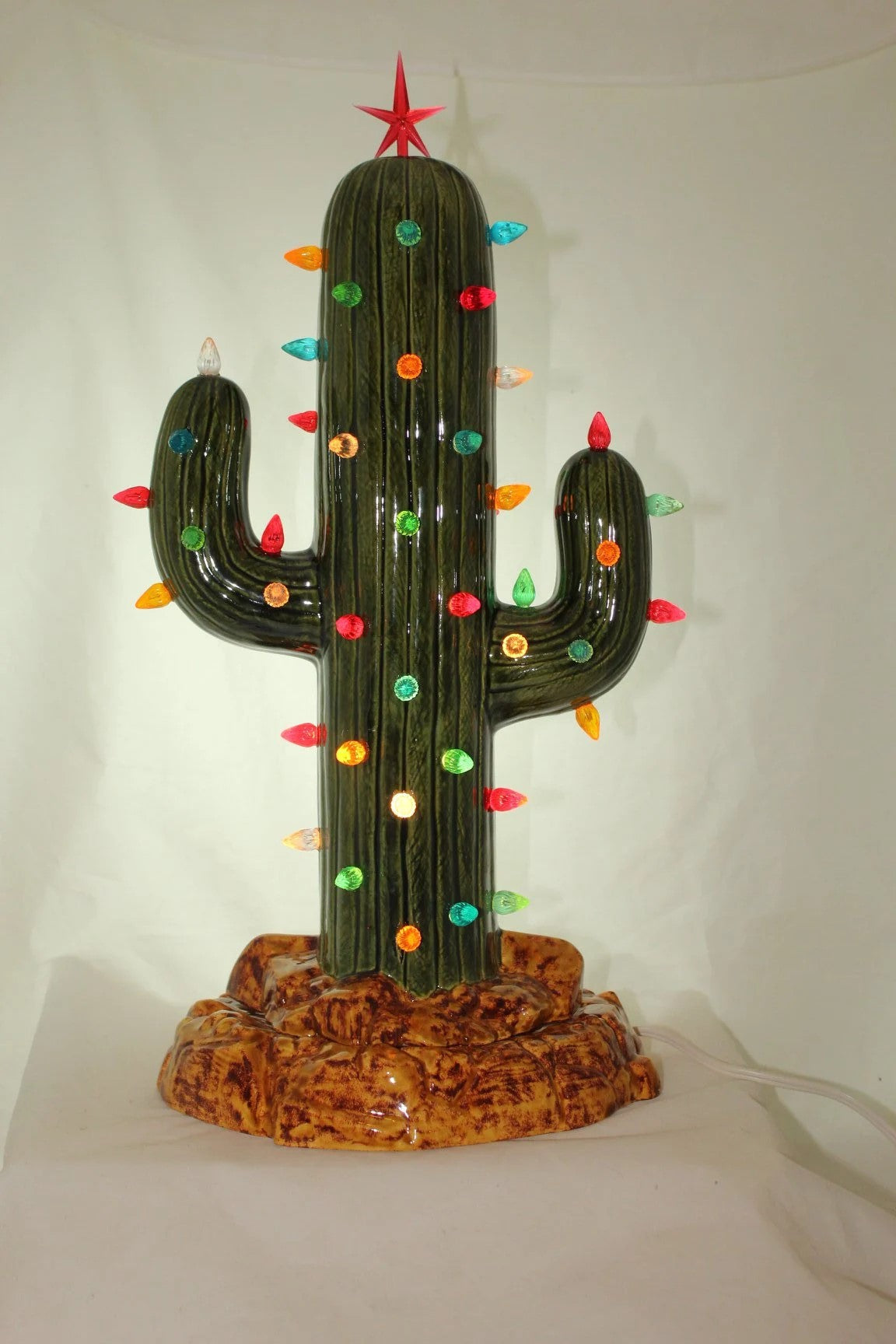 15" Saguaro Cactus Christmas Tree
