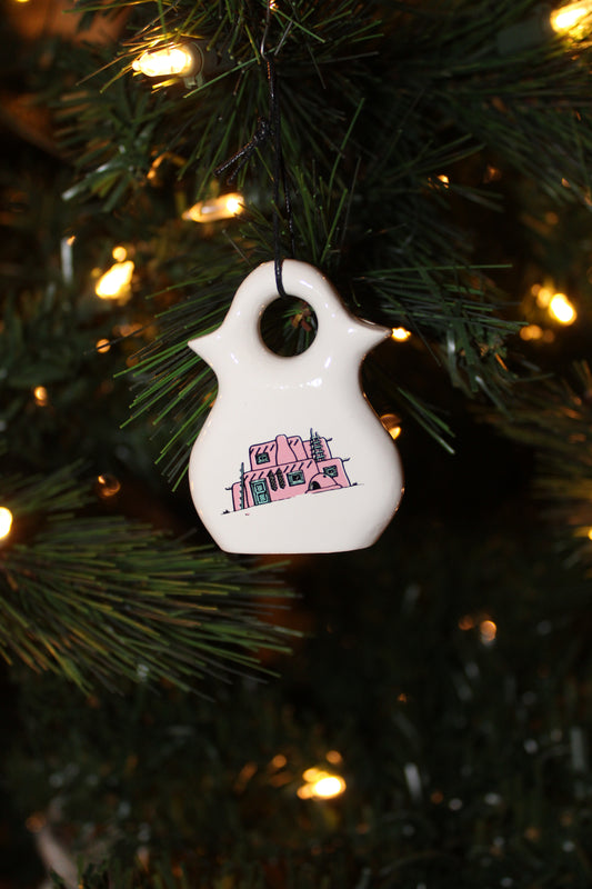 Pueblo Wedding Vase Christmas Ornament
