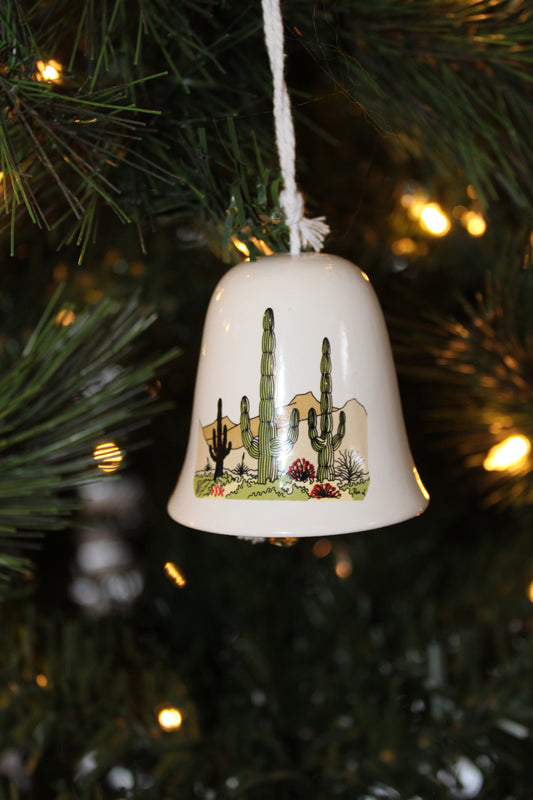 Cactus Bell Christmas Ornament