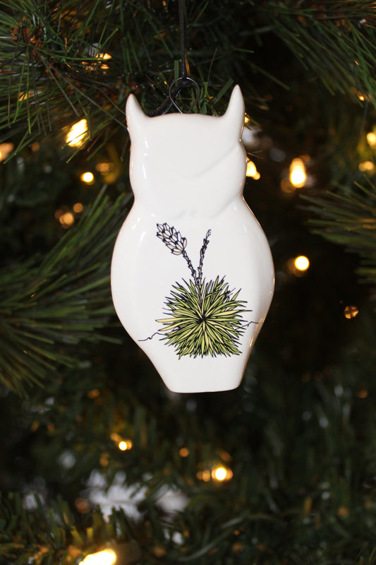 Yucca Owl Christmas Ornament
