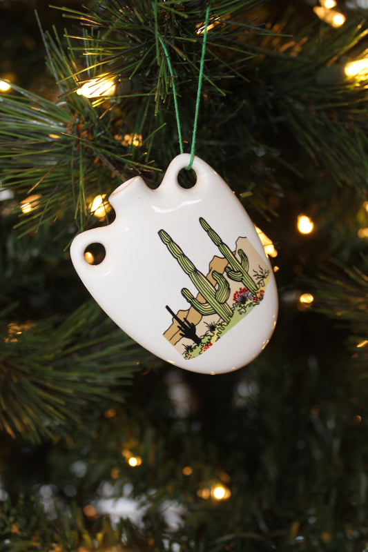 Cactus Canteen Christmas Ornament