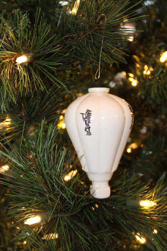 Flute Player Hot Air Balloon Ornament