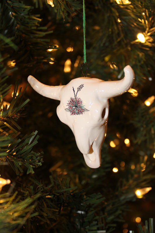 Yacca Skull Christmas Ornament