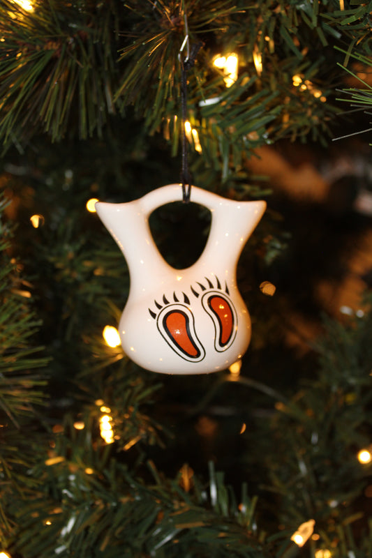 Paw Wedding Vase Christmas Ornament