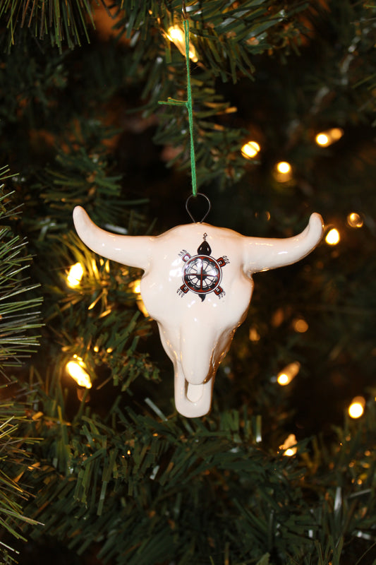 Skull Christmas Ornament Turtle