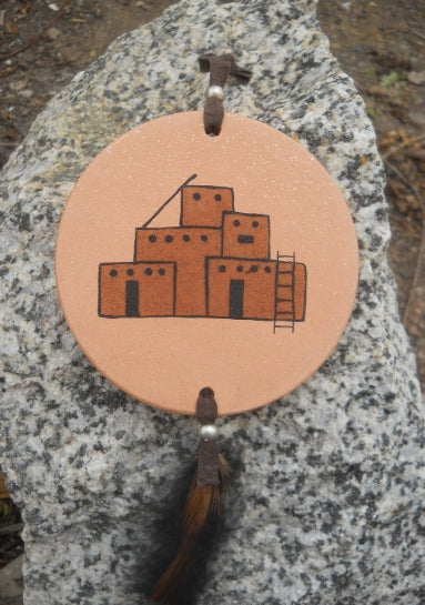 Round Pueblo Wall Hanger