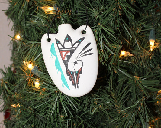 Southwest Design Canteen Ornament, Hand Painted Southwest design Christmas Ornaments